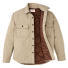 Filson Insulated Flannel Shirt Warm Khaki front open