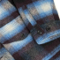 Filson Knitted Wool Cruiser Blue/Black Plaid Adjustable cuffs with button detailing