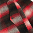 Filson Knitted Wool Cruiser Red/Black Plaid front pockets with clasp closures