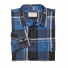 Filson Lightweight Alaskan Guide Shirt Blue/Faded Black/White Plaid folded