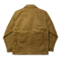 Filson Lined Tin Cloth Cruiser Jacket Dark Tan back