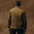 Filson Lined Tin Cloth Cruiser Jacket Dark Tan wearing back