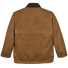 Filson Lined Tin Cloth Field Jacket Dark Tan back