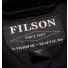 Filson Mackinaw Cruiser Dark Navy label
