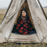 Filson MacKinaw Wool Blanket Red/Black in shelter