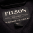 Filson Mackinaw Wool Cruiser Dark Navy logo