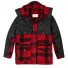 Filson Mackinaw Wool Double Coat Red Black Classic Plaid front