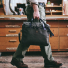Filson Rugged Twill Original Briefcase Otter Green lifestyle carried in hand
