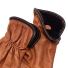 Filson Original Lined Goatskin Gloves Saddle Brown detail