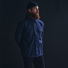 Filson Field Jac-Shirt Blue Mussel lifestyle with Watch Cap Beanie