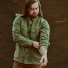 Filson Field Jac-Shirt Fatigue Green roll-up sleeve