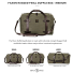 Filson Rugged Twill Duffle Bag Medium Otter Green size-compared-to-Duffle-Small-and-Duffle-Large