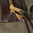 Filson Rugged Twill Duffle Bag Medium Otter Green zipper detail