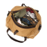 Filson Rugged Twill Duffle Bag Medium Tan packed