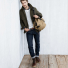 Filson Rugged Twill Duffle Small 11070220 Tan lifestyle