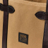 Filson Rugged Twill Large Open Tote Bag Tan front detail