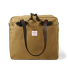 Filson Rugged Twill Tote Bag With Zipper Tan front