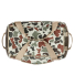 Filson Scout 50L Duffle Shrub Camo/Canteen/Covert U-shaped zipper is covered by an extended storm flap