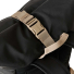 Filson All-Weather Backpack Black/Covert roll-top closure