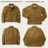 Filson Lined Tin Cloth Cruiser Jacket Dark Tan versus Tin Cloth Field Jacket