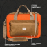 Filson Surveyor Pullman Pack Dark Tan/Flame front explained