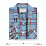 Filson The Rangeland Flannel Shirt Light Blue/Red Plaid front