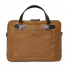 Filson Tin Cloth Compact Briefcase Dark Tan back