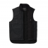 Filson Tin Cloth Insulated Work Vest Black front open