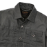 Filson Tin Cloth Short Lined Cruiser Jacket Castor Gray front close-up