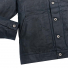 Filson Tin Cloth Short Lined Cruiser Jacket Service Blue front pocket