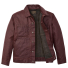 Filson Tin Cloth Short Lined Cruiser Jacket Fired Brick front open