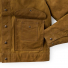 Filson Tin Cloth Work Jacket Dark Tan Snap-flap cargo pockets
