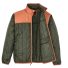 Filson Ultralight Jacket Dark Forest/Bourbon front open
