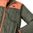 Filson Ultralight Jacket Dark Forest/Bourbon Zippered front closure and hand pockets