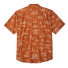 Filson Washed Short Sleeve Cloth Shirt Bourbon/Knots back
