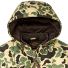 Filson Waxed Down Jacket Tundra Shrub Camo Drawcord-adjustable hood