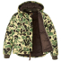 Filson Waxed Down Jacket Tundra Shrub Camo front-open