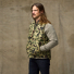 Filson Waxed Down Vest Tundra Shrub Camo wearing side