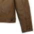 Filson Women's Short Lined Cruiser Dark Tan adjustable hem and cuffs