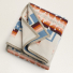 Pendleton Chief Joseph Jacquard Blanket Robe Rosewood folded