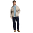 Pendleton Sawtooth Buck Zip Cardigan Oatmeal