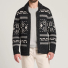 Pendleton The Original Westerley Cardigan Black/Donegal - Wearing open