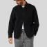 Portuguese Flannel Labura Cotton-Corduroy Overshirt Black front men