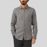 Portuguese Flannel Teca Cotton-Flannel Shirt Light Grey front men