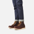 Red Wing 8138 Classic Moc Toe Boot Briar Oil Slick - With jeans