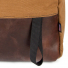Topo Designs Daypack Heritage Dark Khaki Canvas/Dark Brown Leather Ice axe loop