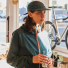 Topo Designs Global Hat Olive women in bikeshop