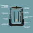 Topo Designs Global Travel Bag 30L Sea Pine features