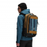Topo Designs Global Travel Bag 40L Desert Palm/Pond Blue wearing on back side