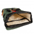 Topo Designs Klettersack Heritage Olive Canvas/Brown Leather inside